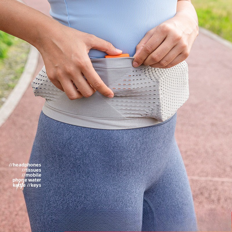 Running Gear Bag - Invisible Breathable Running Fanny Pack, Multifunctional