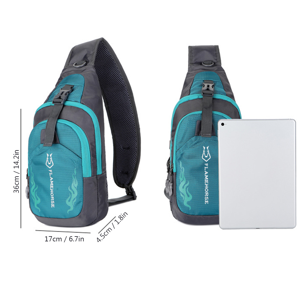 Men Sling Backpack Chest Cross - Running Gear Bag บทวิจารณ์และราคา