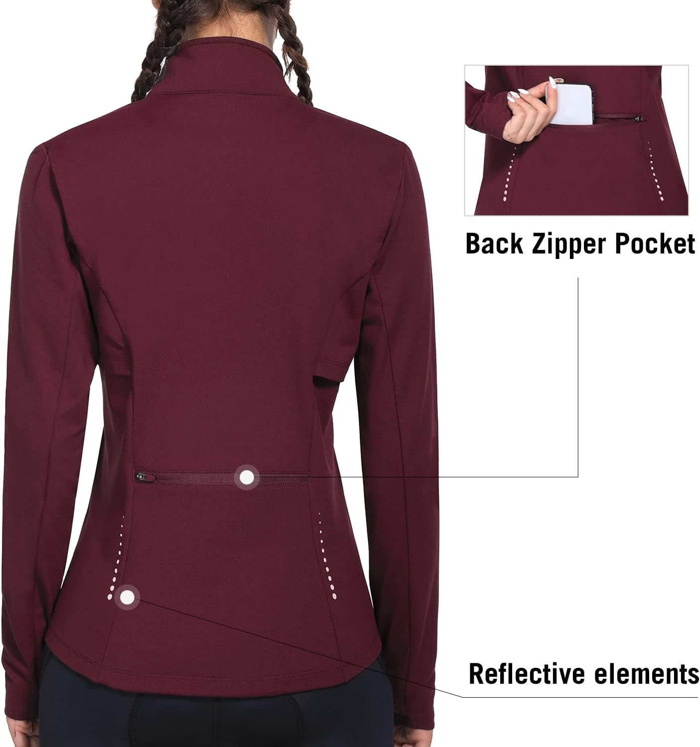 Women's Winter Cold Weather Fu - Running Gear Plus Size บทวิจารณ์และราคา