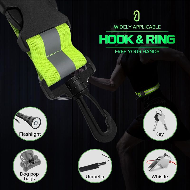 A04G-Reflective Sash For Walki - Running Gear Green บทวิจารณ์และราคา