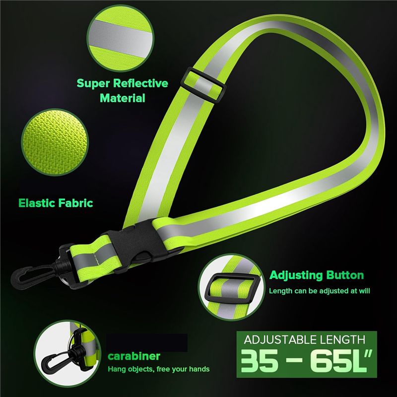 A04G-Reflective Sash For Walki - Running Gear Green บทวิจารณ์และราคา