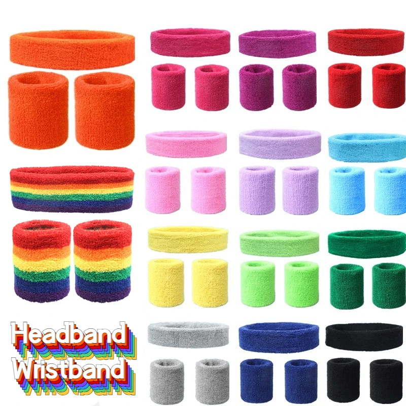 Fashion Sports Headband and Wr - Sweat Band Wrist บทวิจารณ์และราคา
