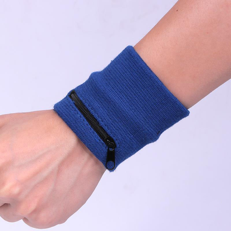 Sports Wristband With Zipper P - Sweat Band Wrist บทวิจารณ์และราคา