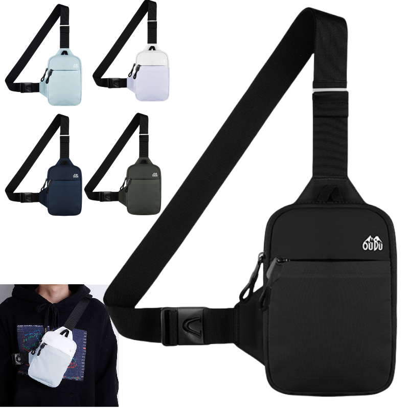 Casual Men Shoulder Chest Bag  - Running Gear Bag บทวิจารณ์และราคา