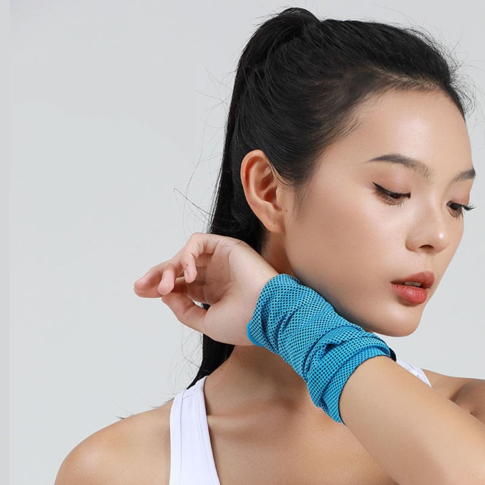 Polyester Fiber Sports Wrist S - Sweat Band Wrist บทวิจารณ์และราคา