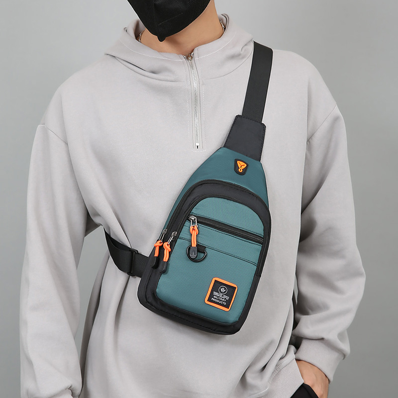 Casual Men Chest Bag Nylon Sma - Running Gear Bag บทวิจารณ์และราคา