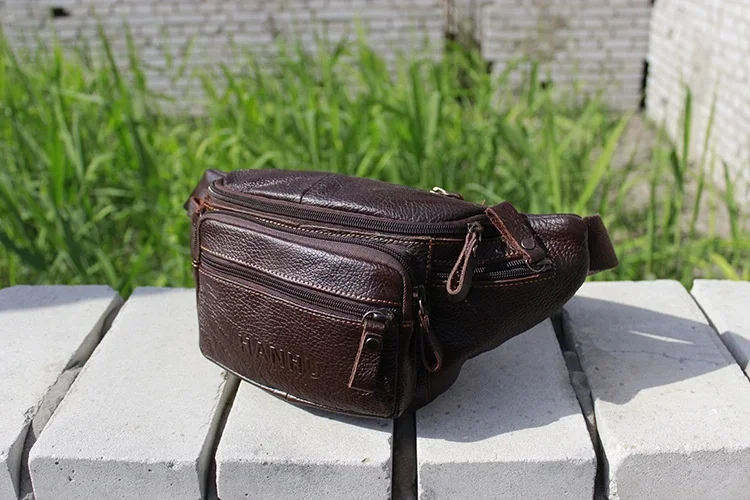 Genuine Cowhide Leather Waist  - Running Gear Backpack บทวิจารณ์และราคา