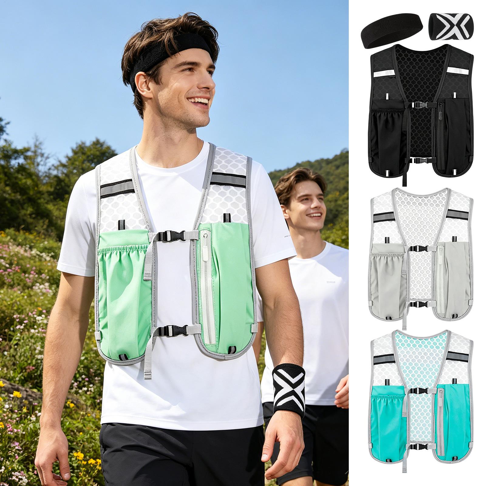 Night Running Vest Sports Gear - Running Gear Trail บทวิจารณ์และราคา