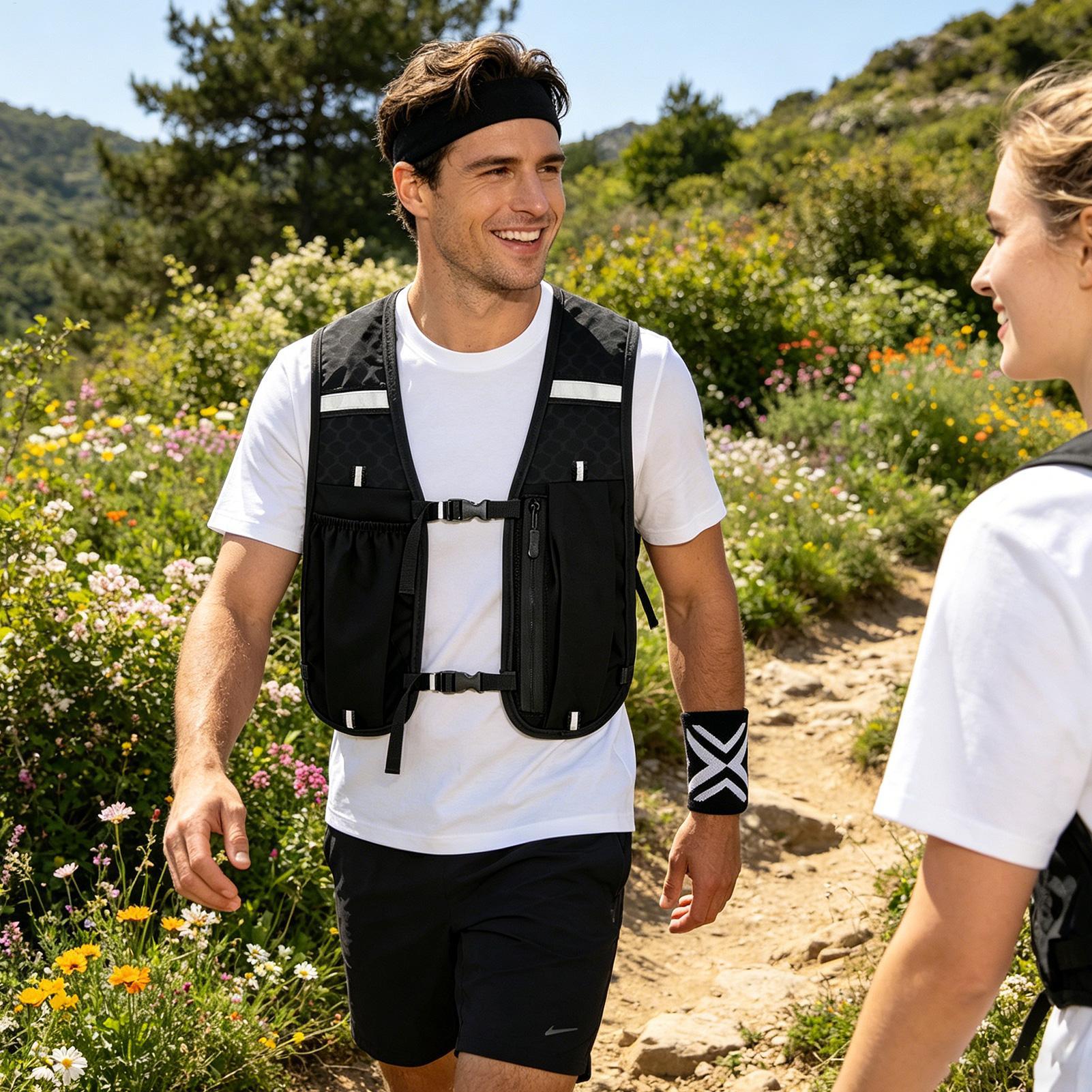 Night Running Vest Sports Gear - Running Gear Trail บทวิจารณ์และราคา