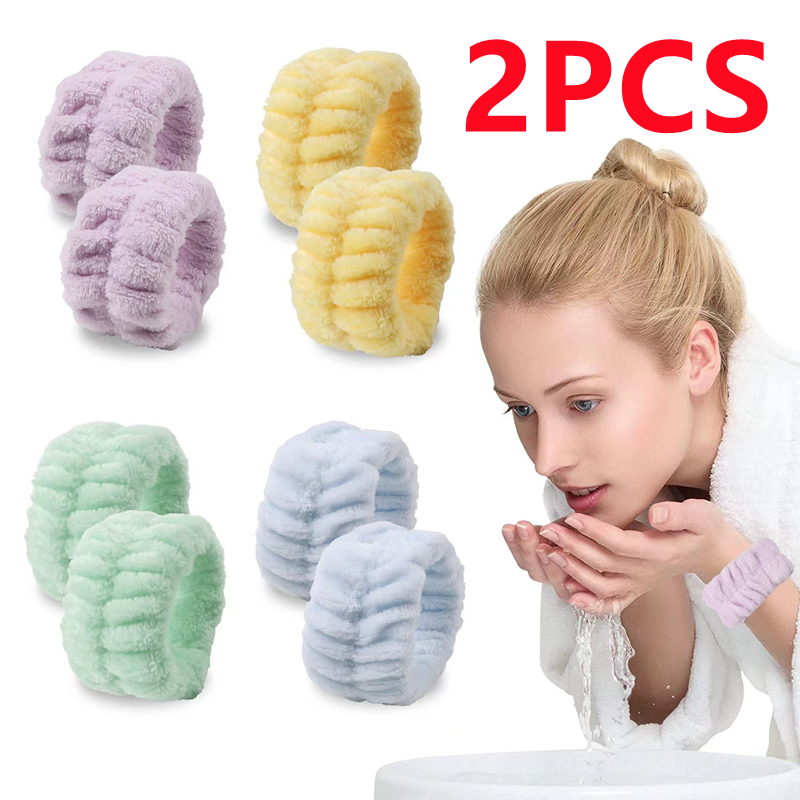 2PCS Reusable Spa Wrist Washba - Sweat Band Wrist บทวิจารณ์และราคา
