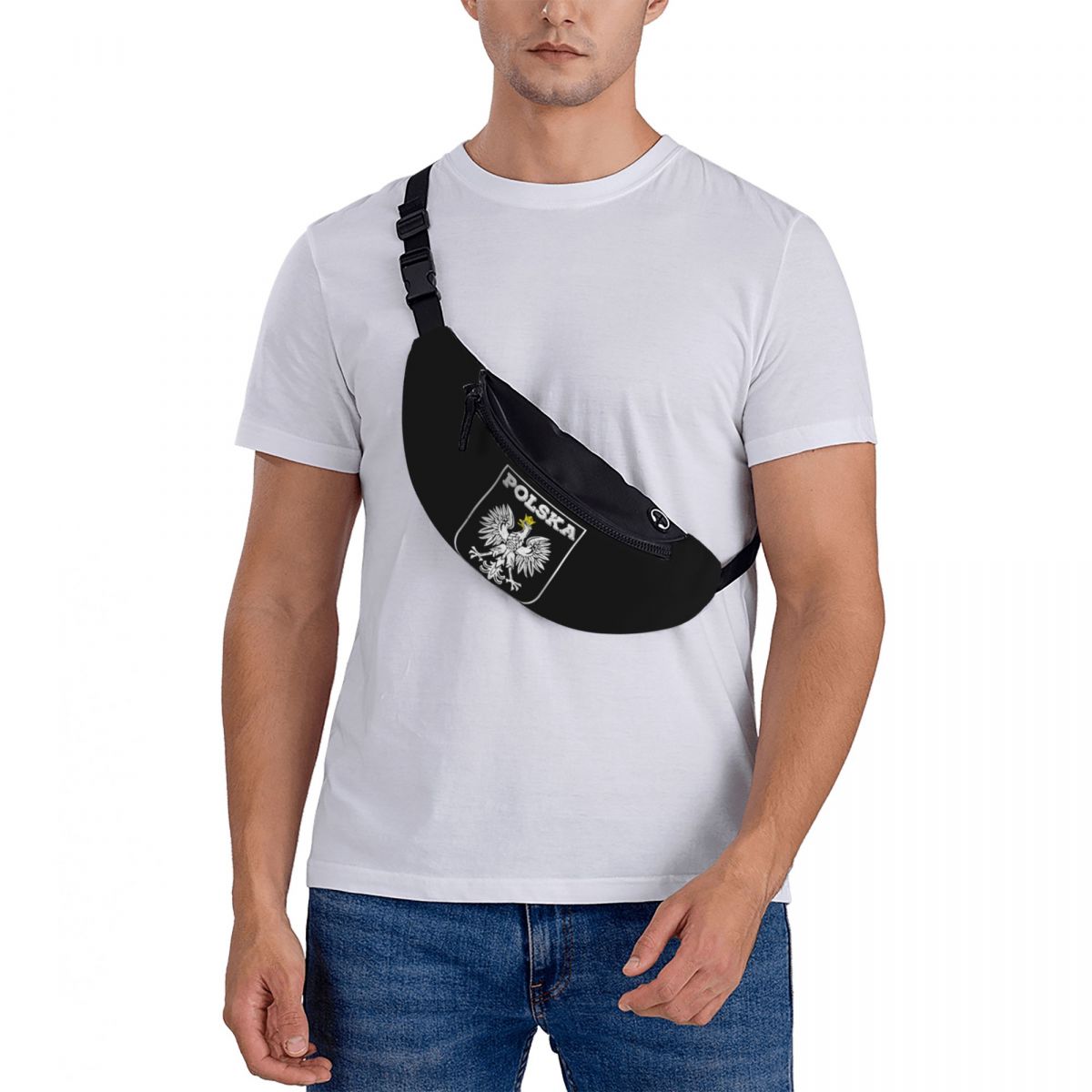 Crossbody Waist Bag Polska Log - Running Gear Logos บทวิจารณ์และราคา