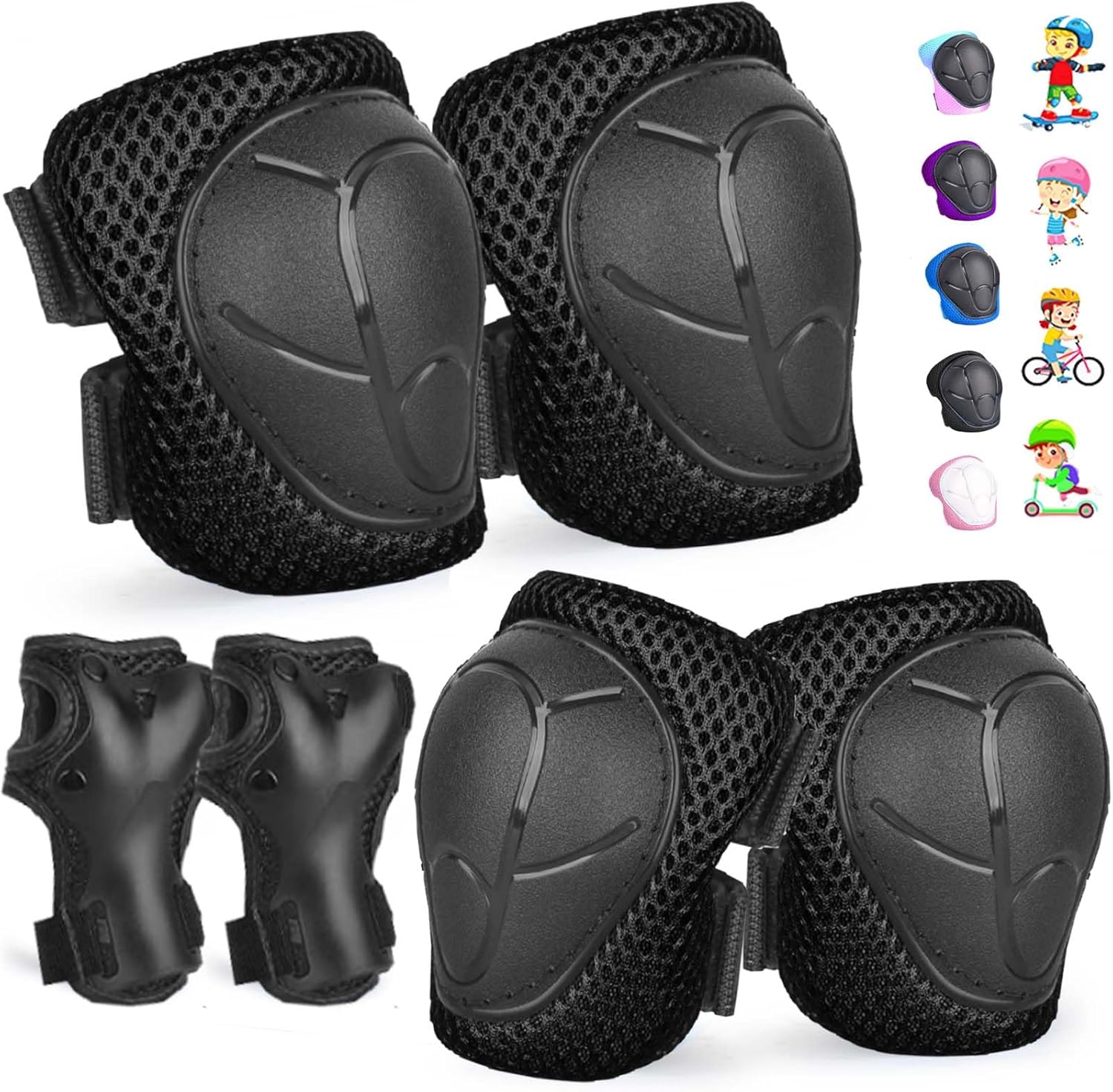 Kids/Youth Knee Pads and Elbow - Running Gear For Kids Girls บทวิจารณ์และราคา