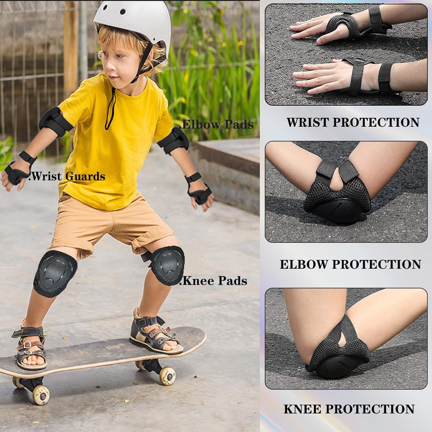 Kids/Youth Knee Pads and Elbow - Running Gear For Kids Girls บทวิจารณ์และราคา