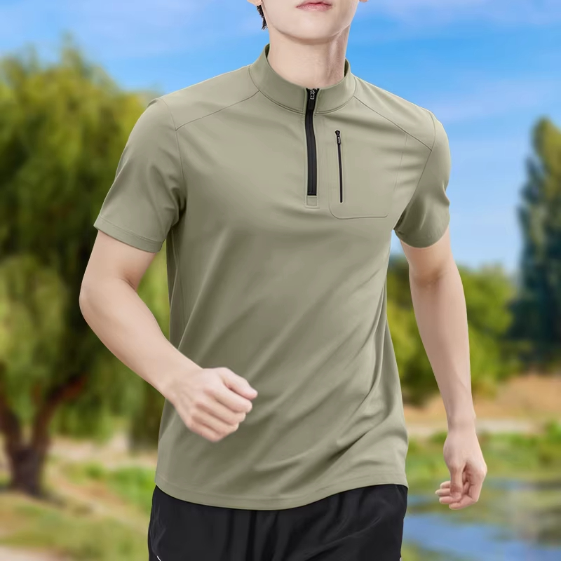 Men's Half-Zip High-Stretch Qu - Running Gear Winter บทวิจารณ์และราคา