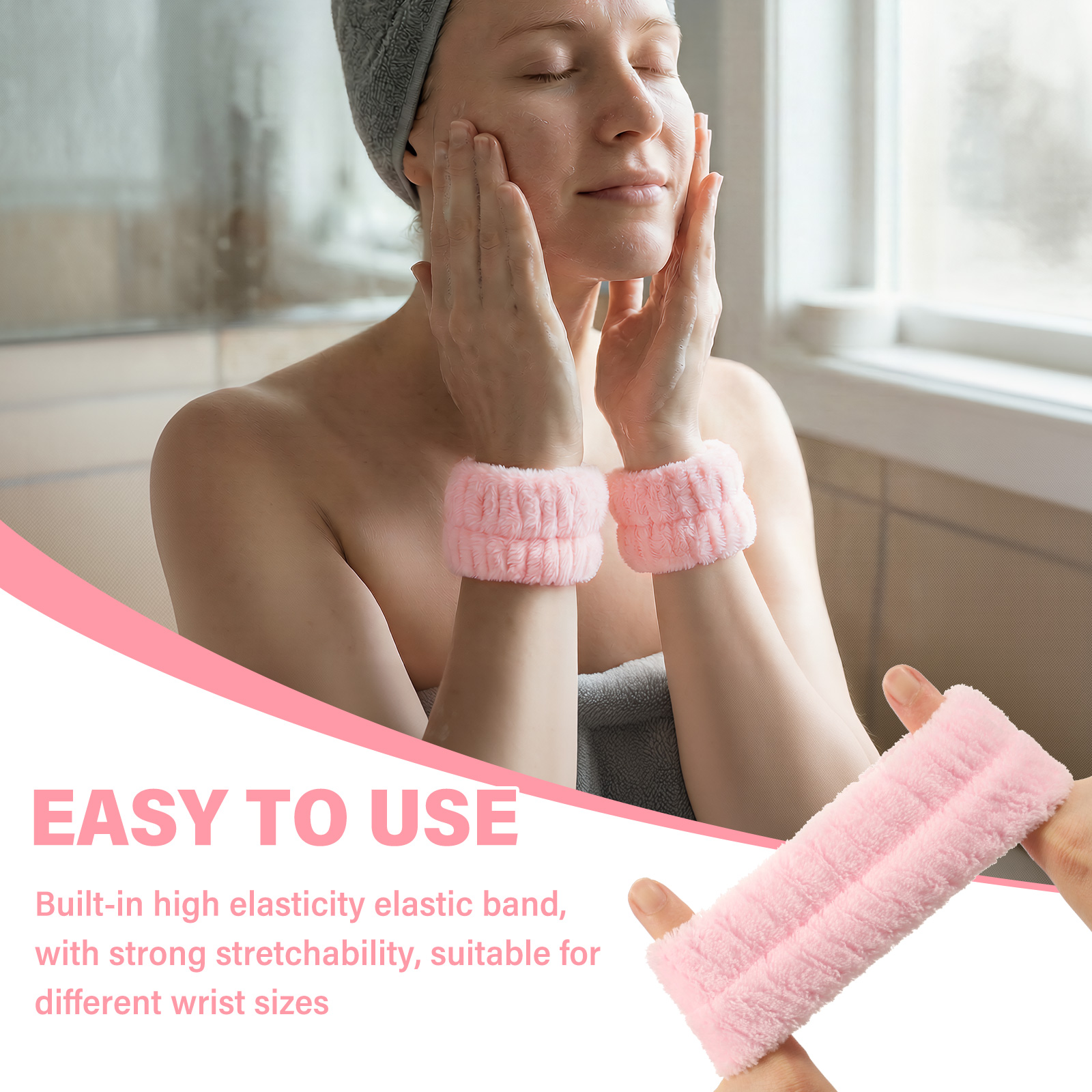 2Pcs Wrist Band Washing Face S - Sweat Band Wrist บทวิจารณ์และราคา