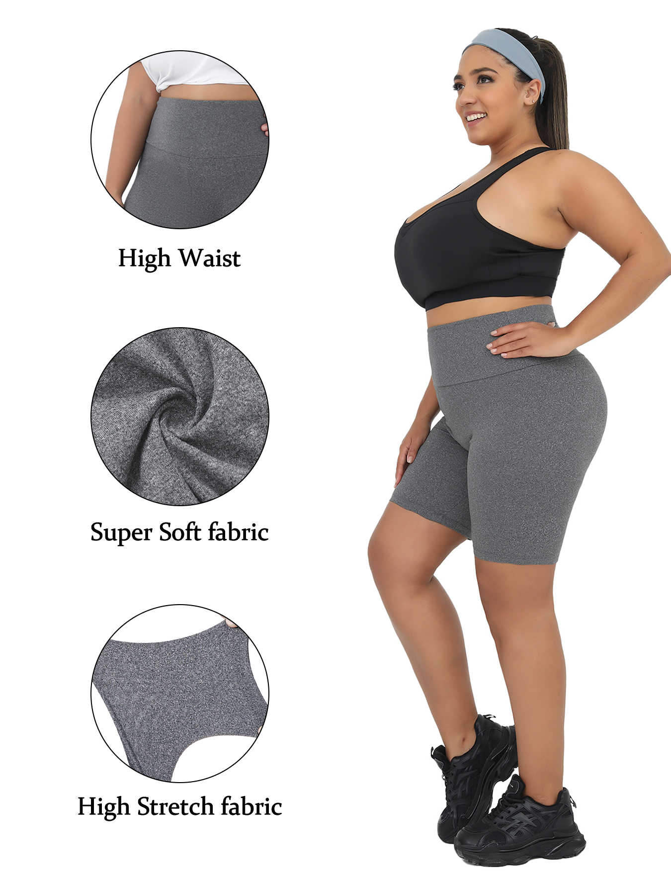 Plus Size Women's High Waisted - Running Gear For Women บทวิจารณ์และราคา